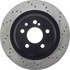 128.35096L by CENTRIC - Cross Drilled Rotor