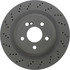 128.35096 by CENTRIC - Centric Premium OE Style Drilled Brake Rotor