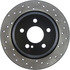 128.35098L by CENTRIC - Cross Drilled Rotor