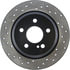 Centric 128.35098CR Disc Brake Rotor Sportstop Cryo Sport Drilled Rotor, Right