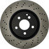 128.35099 by CENTRIC - Centric Premium OE Style Drilled Brake Rotor