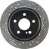 128.35098R by CENTRIC - Cross Drilled Rotor