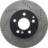 128.35109L by CENTRIC - Cross Drilled Rotor