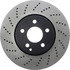 128.35110 by CENTRIC - Centric Premium OE Style Drilled Brake Rotor