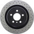 128.35127 by CENTRIC - Centric Premium OE Style Drilled Brake Rotor