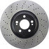 128.35154 by CENTRIC - Centric Premium OE Style Drilled Brake Rotor