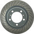 Centric 128.37092 Disc Brake Rotor Centric Premium OE Style Drilled Brake Rotor