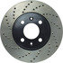 128.38008R by CENTRIC - Cross Drilled Rotor