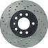 128.38016R by CENTRIC - Cross Drilled Rotor