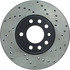 128.38016L by CENTRIC - Cross Drilled Rotor