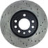 128.38017CL by CENTRIC - Sportstop Cryo Sport Drilled Rotor, Left