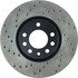 128.38017R by CENTRIC - Cross Drilled Rotor
