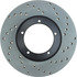128.37001L by CENTRIC - Cross Drilled Rotor