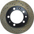 Centric 128.37023L Disc Brake Rotor Cross Drilled Rotor