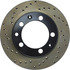 Centric 128.37023R Disc Brake Rotor Cross Drilled Rotor