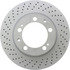 128.37027 by CENTRIC - Centric Premium OE Style Drilled Brake Rotor