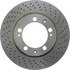 128.37028 by CENTRIC - Centric Premium OE Style Drilled Brake Rotor