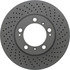 128.37035 by CENTRIC - Centric Premium OE Style Drilled Brake Rotor