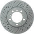 128.37040 by CENTRIC - Centric Premium OE Style Drilled Brake Rotor