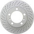 128.37046 by CENTRIC - Centric Premium OE Style Drilled Brake Rotor