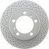 128.37047 by CENTRIC - Centric Premium OE Style Drilled Brake Rotor