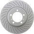 128.37051 by CENTRIC - Centric Premium OE Style Drilled Brake Rotor