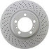 128.37051 by CENTRIC - Premium OE Style Drilled Brake Rotor