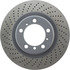 128.37054 by CENTRIC - Centric Premium OE Style Drilled Brake Rotor