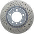 128.37055 by CENTRIC - Centric Premium OE Style Drilled Brake Rotor