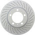 128.37065 by CENTRIC - Centric Premium OE Style Drilled Brake Rotor