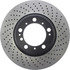 128.37085 by CENTRIC - Centric Premium OE Style Drilled Brake Rotor