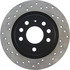 128.38018R by CENTRIC - Cross Drilled Rotor