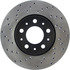 128.39019R by CENTRIC - Cross Drilled Rotor