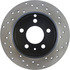 128.39020L by CENTRIC - Cross Drilled Rotor