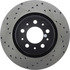 128.39023R by CENTRIC - Cross Drilled Rotor