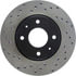 Centric 128.39027R Disc Brake Rotor Cross Drilled Rotor