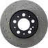 128.39029R by CENTRIC - Cross Drilled Rotor