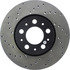 128.39029R by CENTRIC - Sport Cross Drilled Brake Rotor, Right