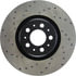 128.39034CR by CENTRIC - Sportstop Cryo Sport Drilled Rotor, Right