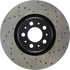 128.39034CL by CENTRIC - Sportstop Cryo Sport Drilled Rotor, Left