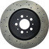 128.39036L by CENTRIC - Cross Drilled Rotor