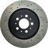 128.39036R by CENTRIC - Cross Drilled Rotor