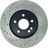 128.39037R by CENTRIC - Cross Drilled Rotor