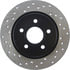 128.39039CR by CENTRIC - Sportstop Cryo Sport Drilled Rotor, Right