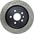 Centric 128.39047CR Disc Brake Rotor Sportstop Cryo Sport Drilled Rotor, Right