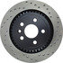 128.39047L by CENTRIC - Cross Drilled Rotor