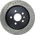 128.39047R by CENTRIC - Cross Drilled Rotor