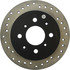 128.40017R by CENTRIC - Sport Cross Drilled Brake Rotor, Right