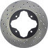 128.40022R by CENTRIC - Cross Drilled Rotor