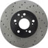 Centric 128.40046CR Disc Brake Rotor Sportstop Cryo Sport Drilled Rotor, Right